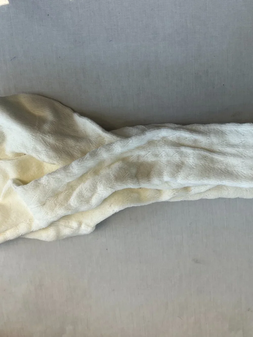 MeMoi Pelerine Sweater Tights L-XL Winter White Open Knit